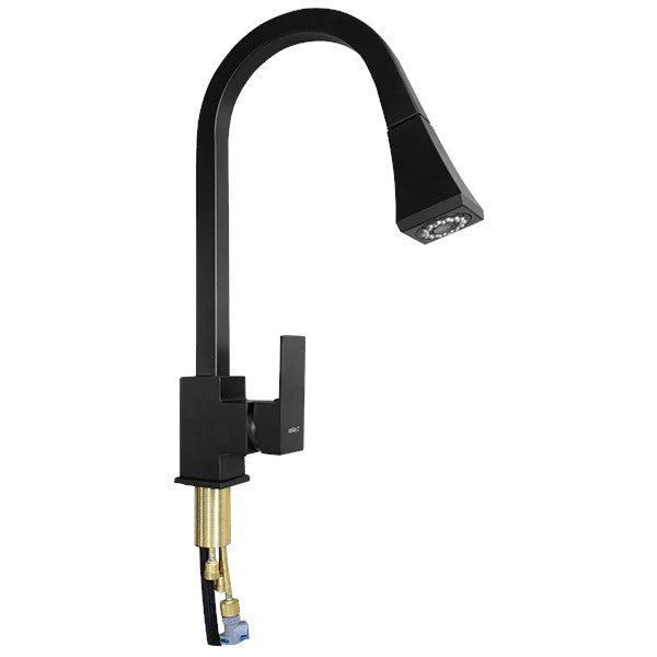 Llave Lavaplatos Monocontrol Elegant Negra