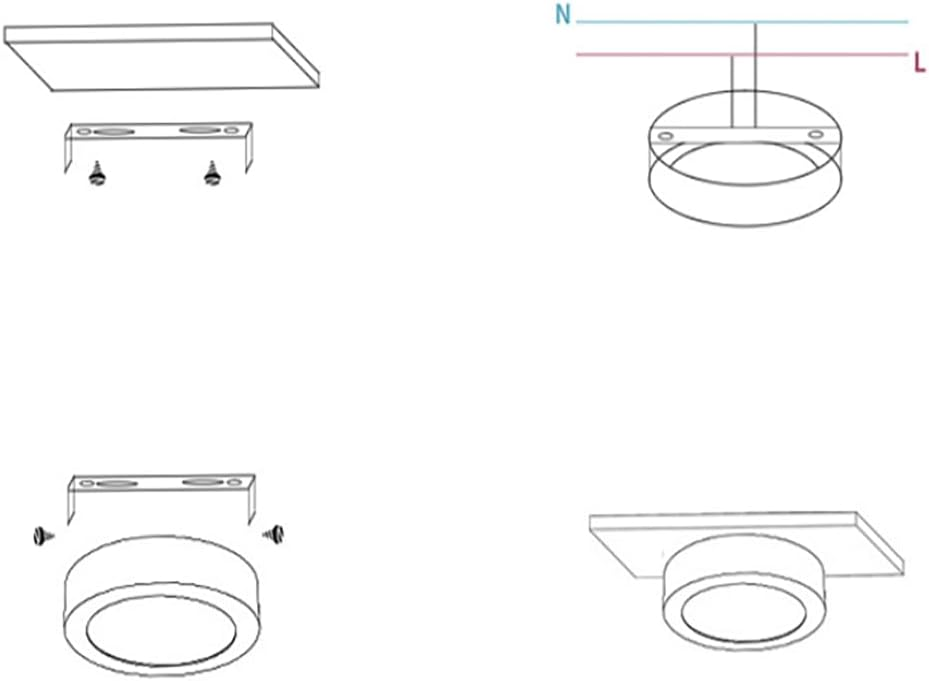 Panel Led Circular De Sobreponer 24W