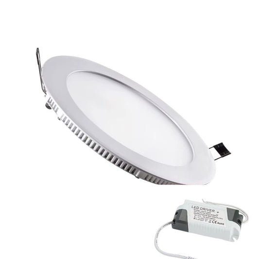 Panel Led 9W Circular De Incrustar