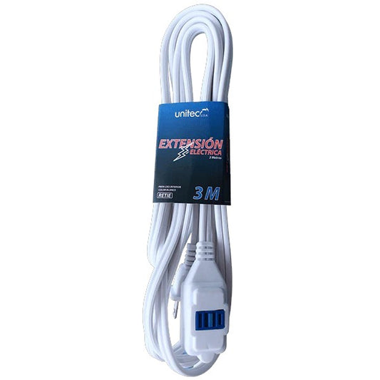 Extension Electrica 3M- 14Awg Unitec