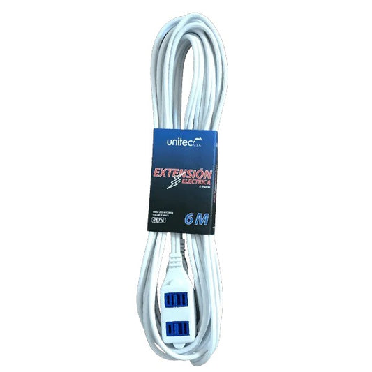 Extension Electrica 6M - 14 Awg Unitec